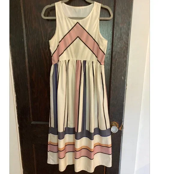 Midi Dress, Multicolor - Picture 1 of 3